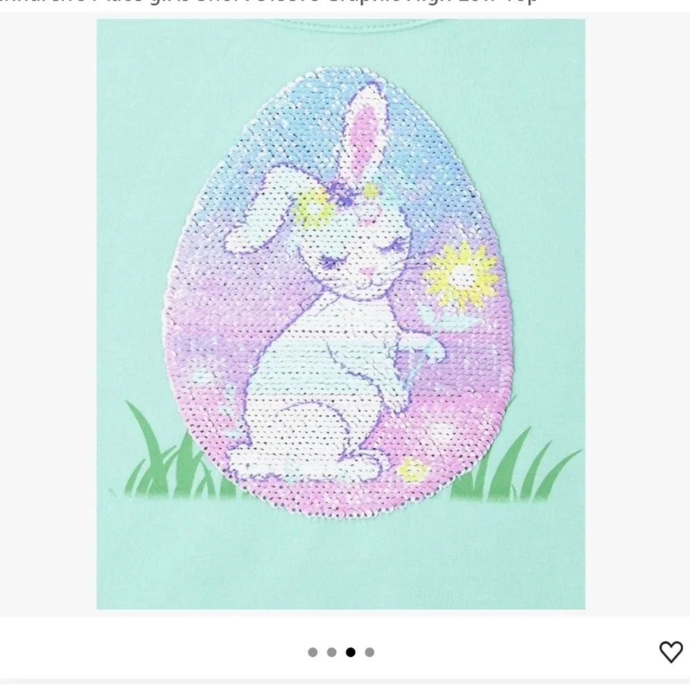 NWT The Children's Place Aqua Easter Egg Tee
